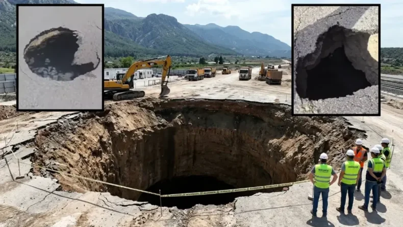 Arsuz’da Yol Çöküntüleri: Obruk Tehlikesi Büyüyor