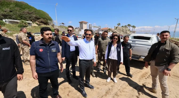 Vali Masatlı, Samandağ’da Sel Bölgesini İnceledi