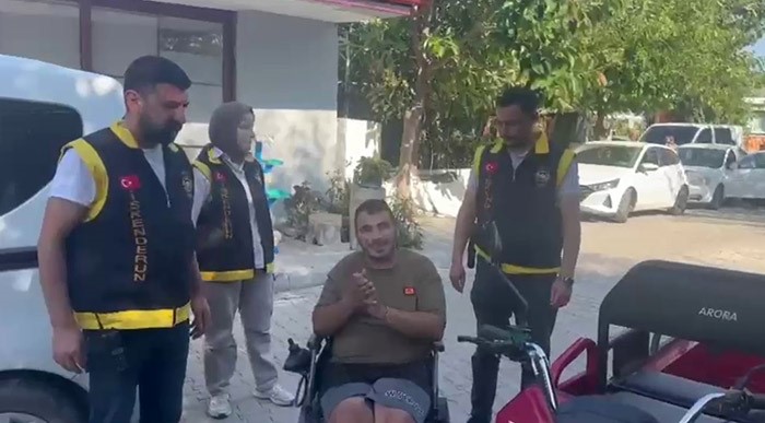 İskenderun’da çalınan akülü sandalye bulundu, şüpheli tutuklandı