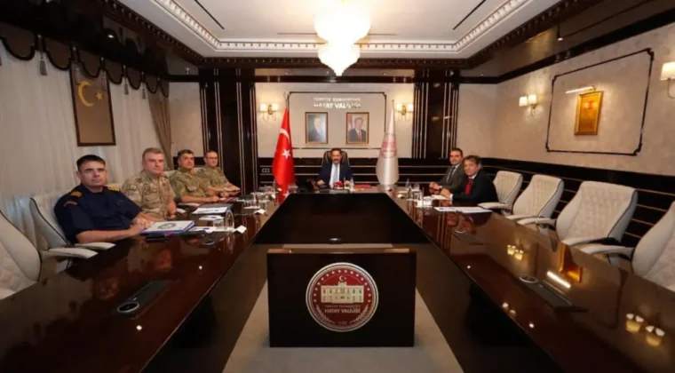 Hatay’da güvenlik toplantısında asayiş ve trafik ele alındı