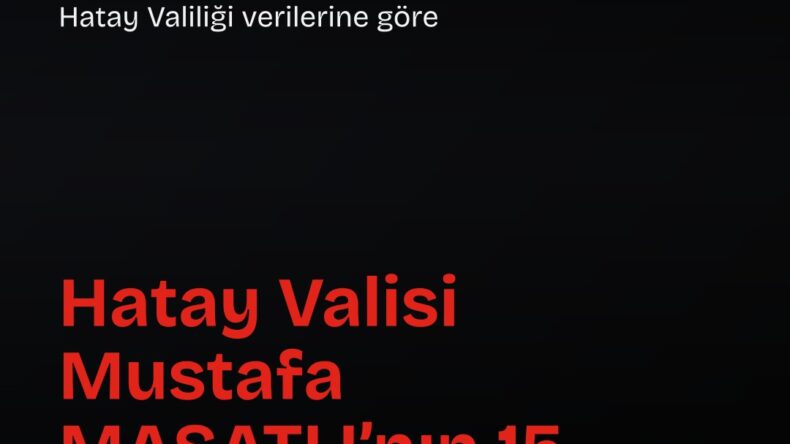 Hatay Valisi Masatlı’dan 15 Temmuz Demokrasi Günü mesajı