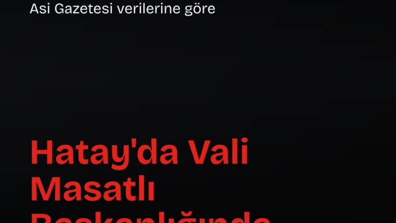 Hatay’da asayiş ve güvenlik çalışmaları toplantıda ele alındı
