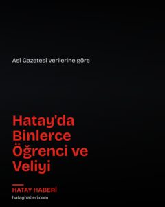 MEB’in yeni okul düzeni Hatay’da öğrenci ve velileri etkiliyor