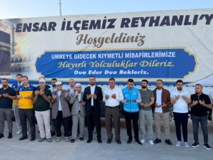 Reyhanlı’dan 200 Kişilik Umre Kafilesi Dualarla Kutsal Topraklara Uğurlandı