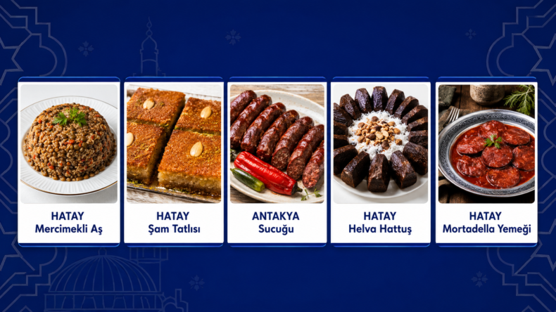 Hatay Mutfağında Büyük Başarı: 5 Yeni Lezzet Coğrafi İşaret Aldı