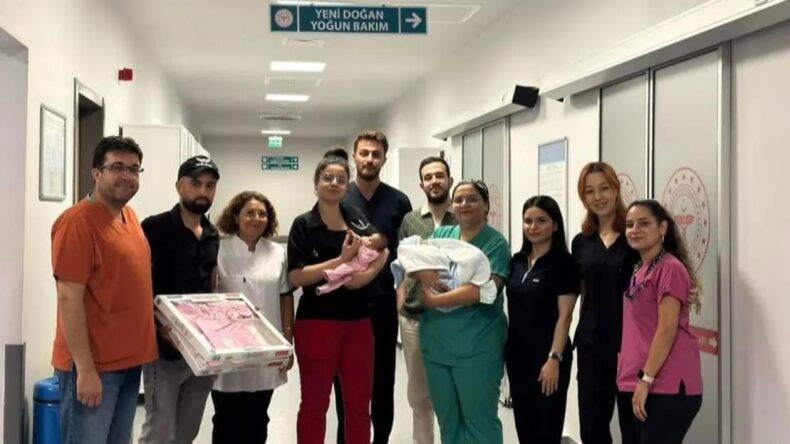 Defne Devlet Hastanesi’nde 29 Haftalık İkizlerin Mucizevi İyileşme Süreci