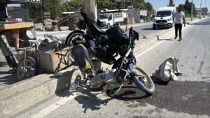 Antakya Küçükdalyan’da motosiklet kazası: 1 kişi öldü