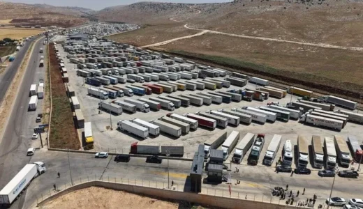 Cilvegözü’nde 184 bin metrekarelik tır parkı hizmete girdi