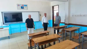 Defne’de okullar yeni eğitim yılı öncesi hazırlıkları sürdürüyor