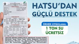 Antakya, Defne ve Samandağ’da su hattı çalışması yapıldı