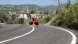Yaylıca’da 1500 metrelik okul yolu beton asfaltla yenilendi