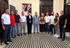 Belen Emniyet Müdürü Şeyma Cevizoğlu İGC’ye iadeyi ziyaret yaptı