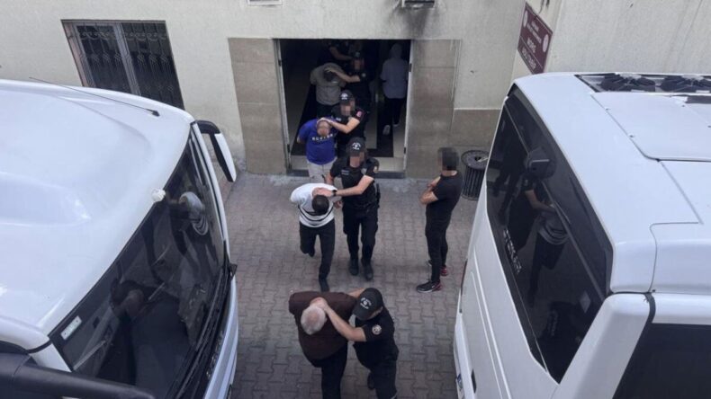Hatay Merkezli 5 İlde Organize Suç Operasyonu: 53 Gözaltı
