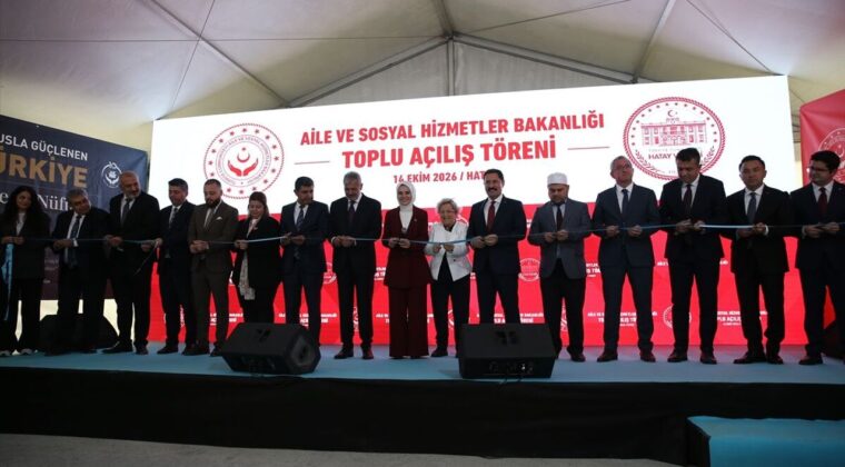 Hatay’da 7 Yeni Sosyal Hizmet Merkezi Hizmete Açıldı
