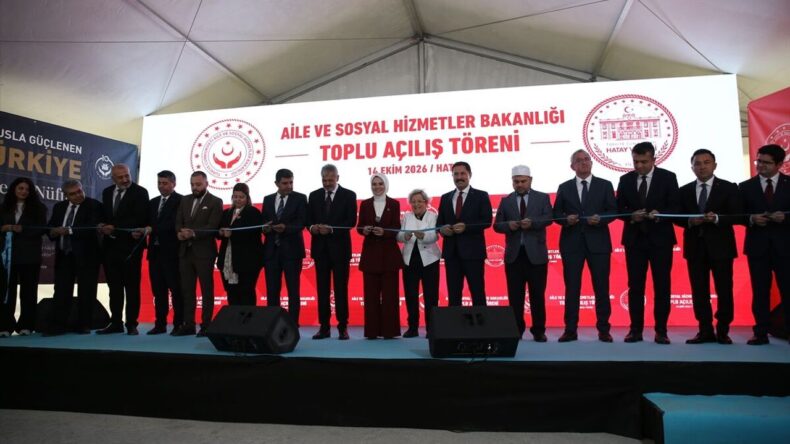 Hatay’da 7 Yeni Sosyal Hizmet Merkezi Hizmete Açıldı