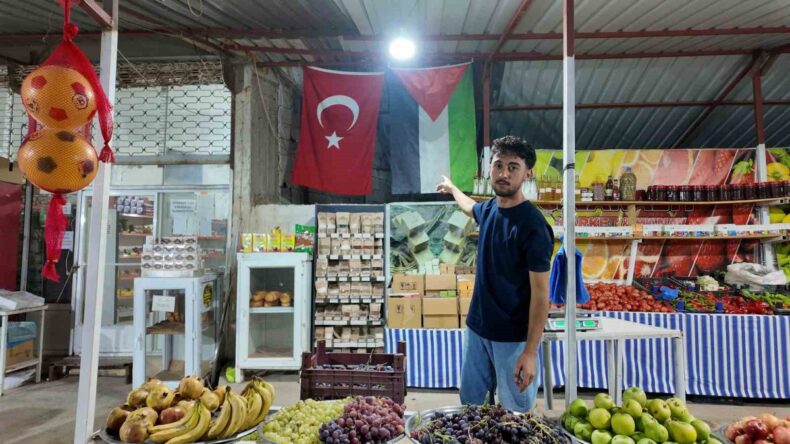 Hassa’da Genç Esnaf 3 Yıldır İsrail Menşeli Ürünleri Satmıyor